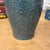 Glazed Teal & Amber Textured Ceramic Vase with Narrow Neck For Sale In New York - Image 6 of 10