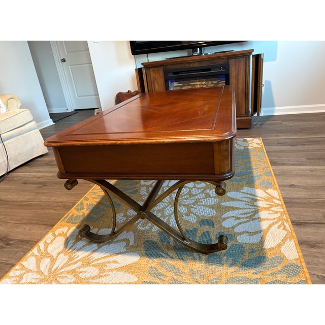 Traditional Rectangular Cocktail Table For Sale - Image 3 of 4