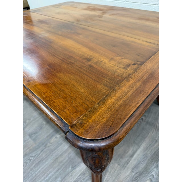 Antique French Louis XV Provincial Country Style Draw Leaf Dining Table For Sale - Image 13 of 18