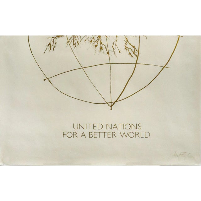 Date: 1985 Size: 34 x 48 inches Artist: Josef Flejsar (hand signed) About the artist: Josef Flejsar was a graphic designer...