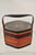 Vintage Chinese Black & Red Lacquer Floral Painted Lidded Wooden Tea Caddy Box. Circa Mid 20th Century. Measurements: 11"...