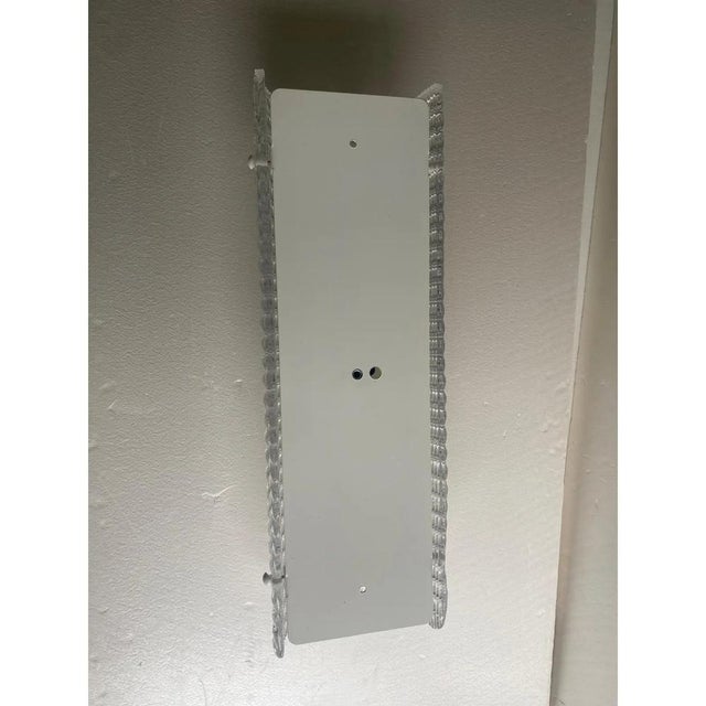 Contemporary Diamanted Pink Rectangular Murano Glass Wall Lights by Simoeng, Set of 2 For Sale - Image 3 of 9