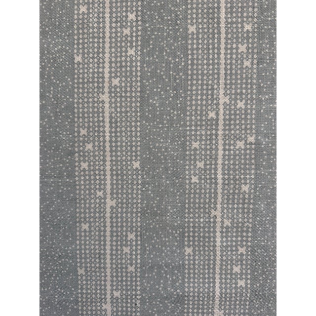 Schumacher Stella Stripe Blue Fabric 182112 Veere Grenney Collection 4 1/2 yards Brand: Schumacher chevron right Pattern...