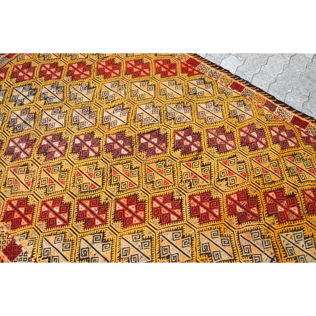 1960s 1960s Anatolian Floor Kilim Rug For Sale - Image 5 of 11