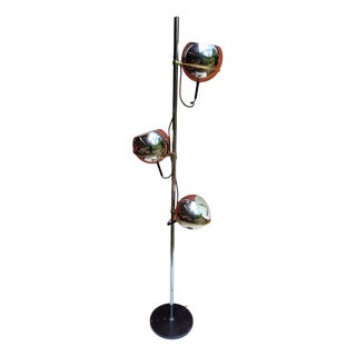 Space Age Eyeball Floor Lamp in Chrome, 1970s For Sale