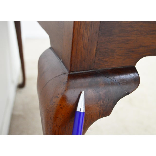 Kittinger Burled Walnut Desk For Sale - Image 11 of 14