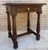 Early 20th Century Spanish Carved Walnut Side Table with One Drawer, 1940s For Sale - Image 11 of 18