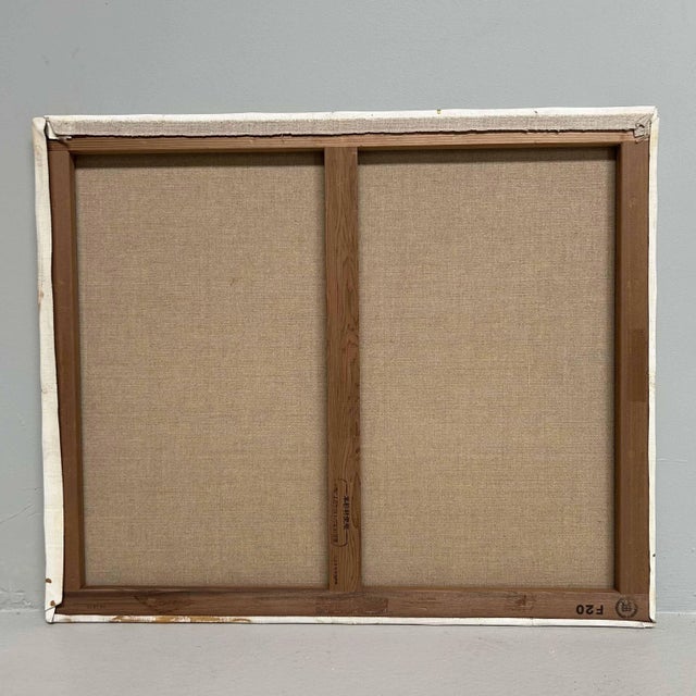 Makoto Igarashi, Sakura in the Wind II, 1980s, Oil on Canvas For Sale - Image 6 of 7