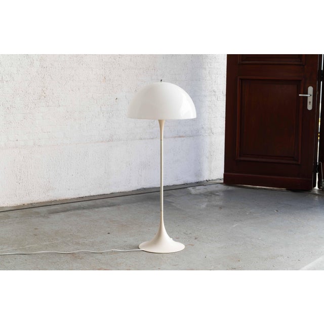 Panthella Floor Lamp by Verner Panton for Louis Poulsen, in Good conditions. Designed 1960 to 1969 This piece is...