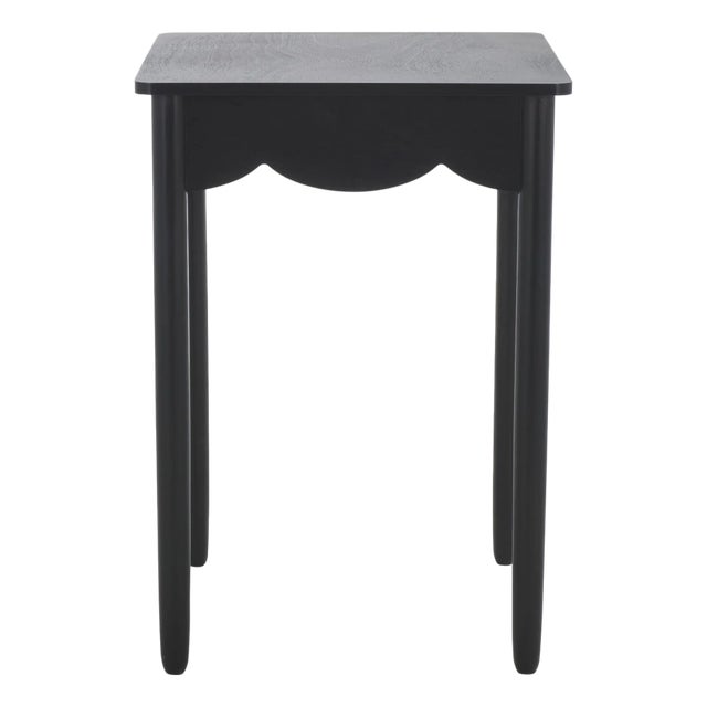 Paislyn Accent Table in Matte Black For Sale