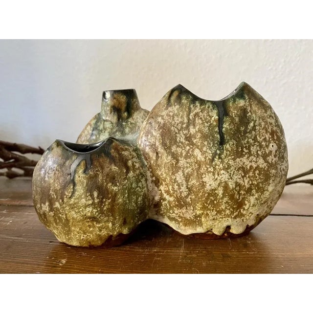 Sculptural Form 500 Pottery Vase by Helmut Schäffenacker, 1960s or 1970s For Sale - Image 6 of 14