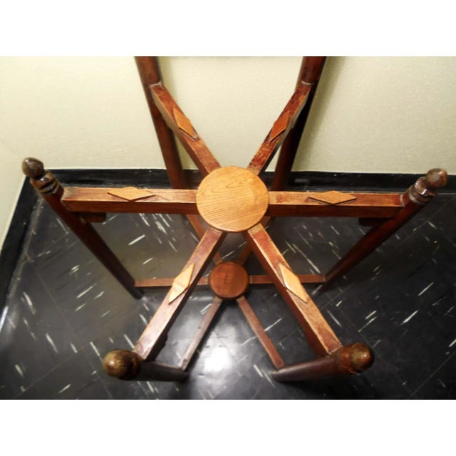 Brown Antique Chinese Wash StandCirca Early of 19th Century For Sale - Image 8 of 11