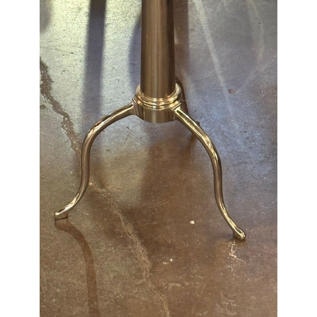 2000 - 2009 Pair of Italian Chrome Drink Tables For Sale - Image 5 of 6