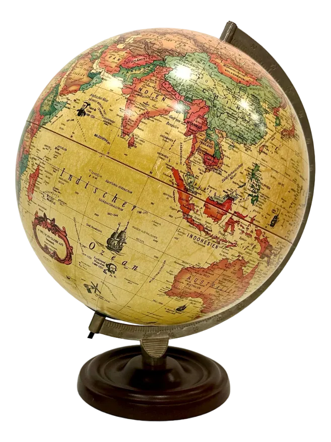 Illuminated Globe from Scan Globe A/S, Denmark, 1992 | Chairish