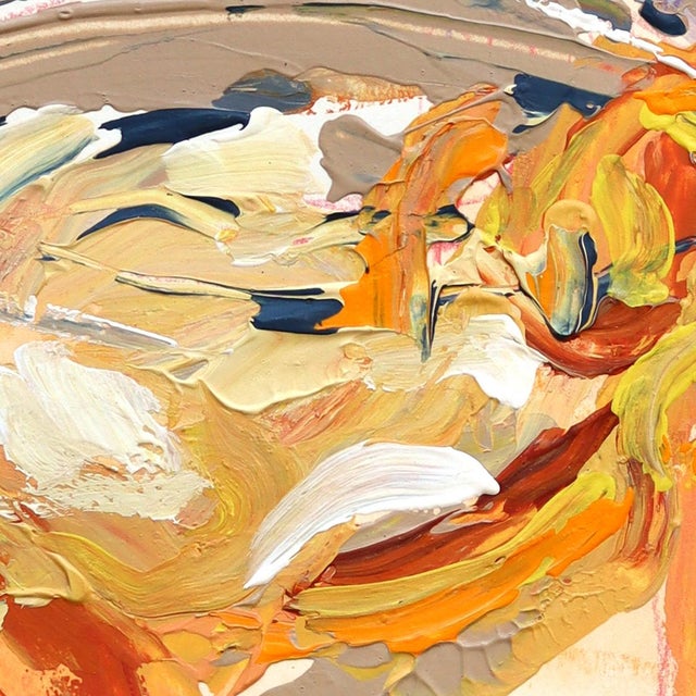 2020s Fruit for Dinner - Original Abstract Cocktail Still Life Acrylic and Pencil Drawing For Sale - Image 5 of 6