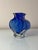 Blue Vase with Engraving by Ingrid Glas, 1960s For Sale - Image 11 of 11