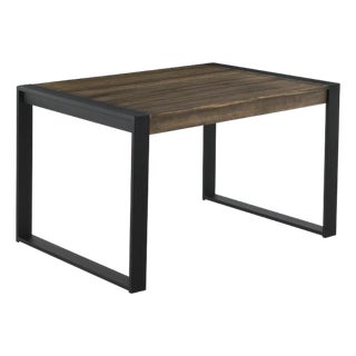 New Extendable Dining Table for Indoor and Outdoor with Wood Top For Sale