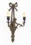 Patinated Brass Cherub Candlestick Sconces, Pair For Sale - Image 12 of 13