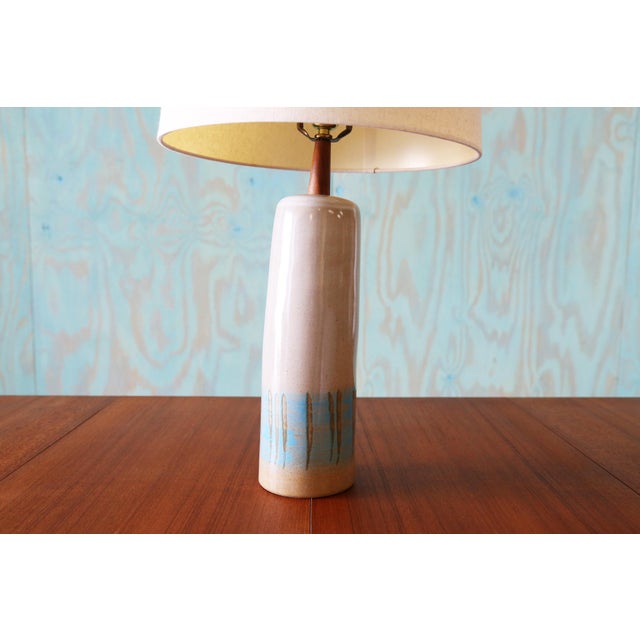 Gordon & Jane Martz Gordon and Jane Martz M41 Lamp for Marshall Studios Light Gray Blue White For Sale - Image 4 of 10