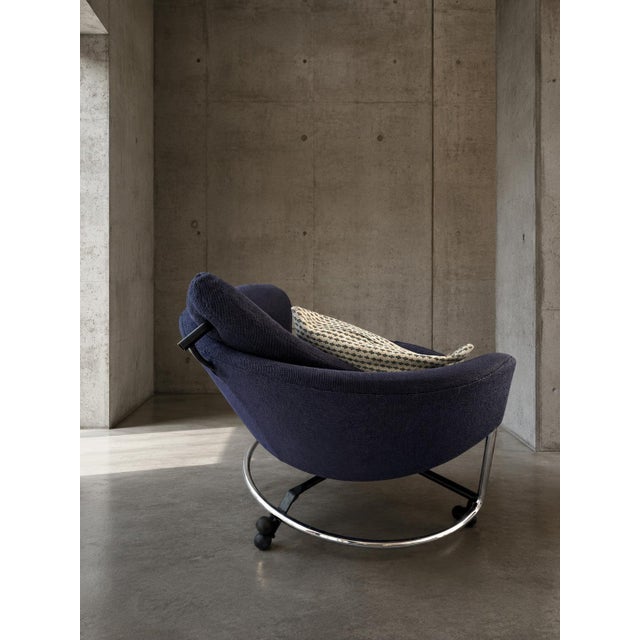 Girotonda Lounge Chairs and Ottoamn by Francesco Binfaré for Cassina, 1990s, Set of 3 For Sale - Image 8 of 9