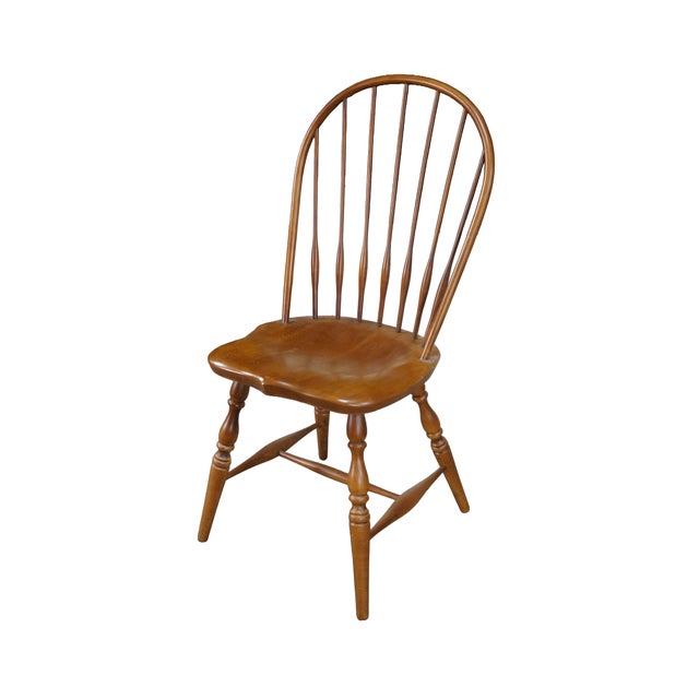 Set of six KLI Logatec Slovenia dining chairs, circa 1990s. A beautifully preserved collection of timeless Windsor-style...