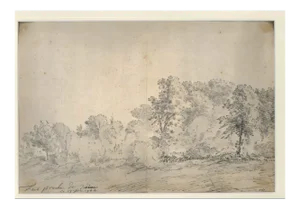 Turin Countryside - Original Ink and Watercolor by Jan Pieter Verdussen - 1744 1744