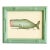 Original Hand-Painted Baby Whale Painting in a Hand-Painted Frame For Sale
