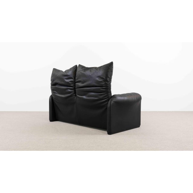 Maralunga 2-Seater Leather Sofa by Vico Magistretti from Cassina, 1990s For Sale - Image 17 of 18