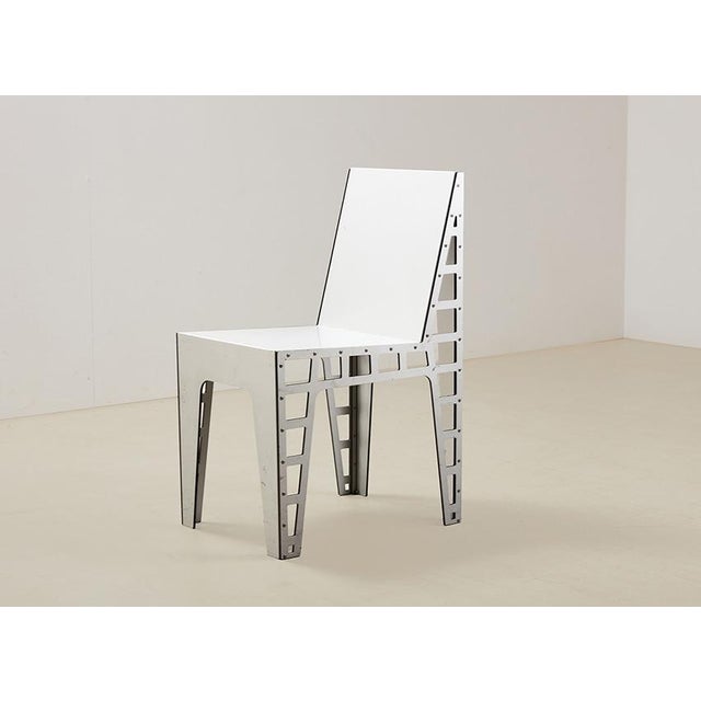 Metal Vintage Alu Chairs by Richard Hutten for Hidden Netherlands, 2000, Set of 4 For Sale - Image 7 of 16