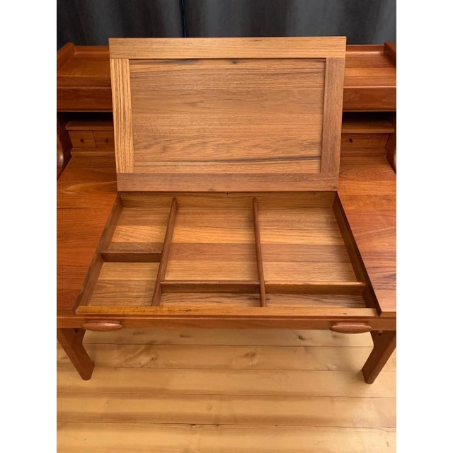 Black Desk by John Mortensen for Dyrlund, Denmark, 1970s For Sale - Image 8 of 18