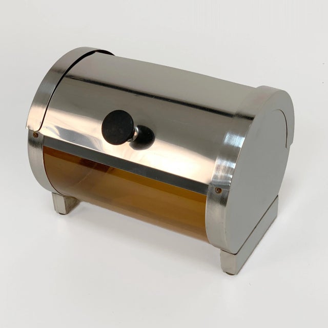 Italian Steel and Plastic Box, 1970s For Sale - Image 9 of 9