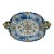 19th Century Dutch Delft Faience Bowl With Polychrome Pierced Design For Sale