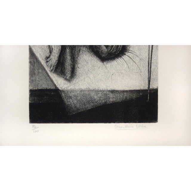 Still LIfe with Rabbit is an original artwork realized by Jean-Marie Estébe in the first half pf the XX Century. Etching...