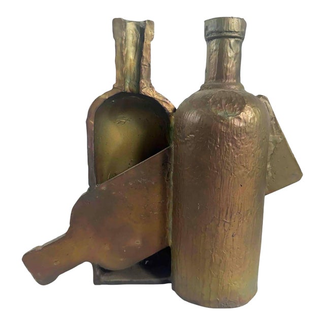 "Absolut/Halved & Flattened" — Abstract Bronze Sculpture, Herbert Simon Estate, 2001 For Sale