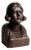 Large Bust of a Woman Carved with a Gouge, 19th Century, Wood For Sale