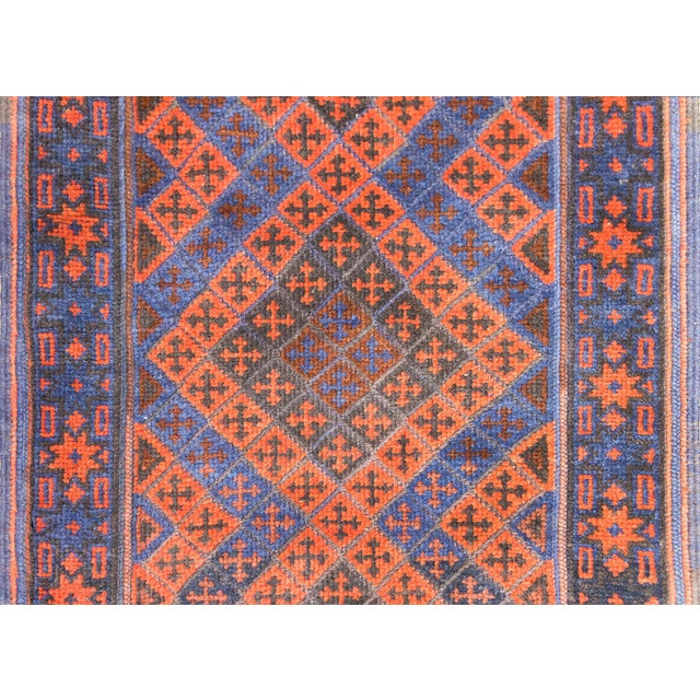 Vintage Afghani Baluch Runner For Sale - Image 11 of 15