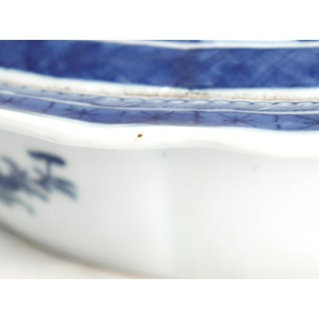 Antique Chinese Export Porcelain Canton Pattern Covered Vegetable Dish For Sale - Image 15 of 15