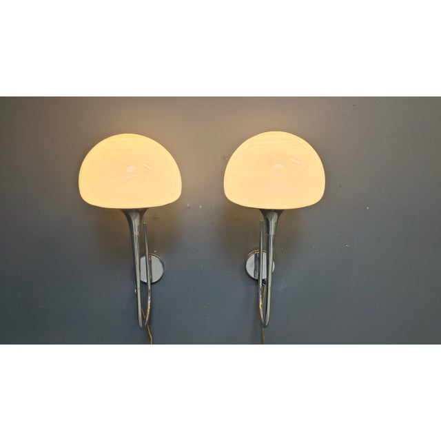Mid-Century Italian Wall Lamps by Goffredo Reggiani for Reggiani, 1970, Set of 2 For Sale - Image 9 of 15