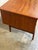 Wood Vintage Danish Teak Executive Desk Mid Century Modern Scandinavian 6 Drawer For Sale - Image 7 of 10