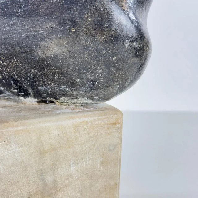 Pietro Cenedella, Abstract Head Sculpture, 1960s-1970s, Marble For Sale - Image 16 of 17