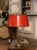Brass Early 20th Century French Brass and Tole Three-Light Bouillotte Table Lamp For Sale - Image 8 of 10