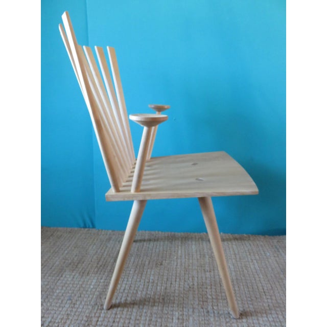 Danish Mikado Armchairs in Maple by J. Foersom and P. Hjort Lorenzen for Fredericia, Set of 2 For Sale - Image 3 of 9