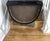 Mid-Century Modern Lucite Barrel Tub Chair With Black Patent Leather Floating Seat Hollywood Regency For Sale - Image 10 of 12