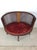 This Edwardian settee features hardwood construction, beautiful mahogany finish with spindled back, two mother of pearl...