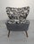 Vintage Cocktail Chair in Fabric For Sale - Image 10 of 15