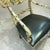 Taupe 1970s Regency Style Faux Marbleized Painted Arm Desk Chair W/ Black Leather For Sale - Image 8 of 9