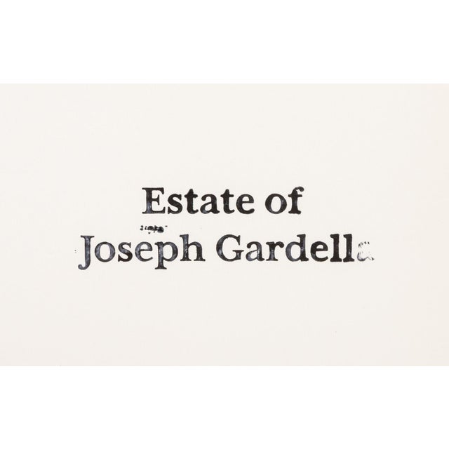 Paper Joseph Lawrence Gardella Geometric Study Graphite For Sale - Image 7 of 7
