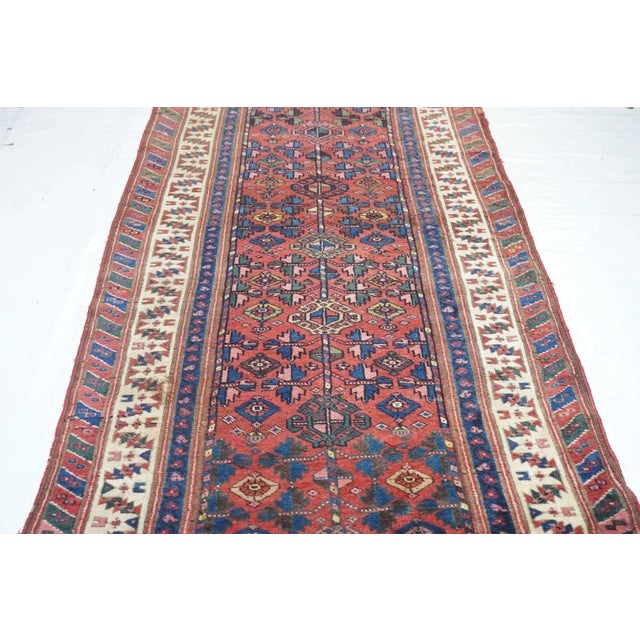 Antique Bidjar Rug 3'11'' x 8'2'' For Sale In New York - Image 6 of 8