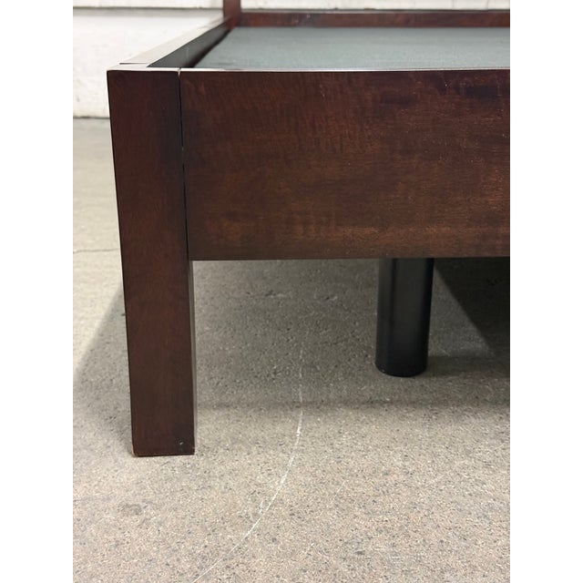 Eastern King Size Crate & Barrel Dawson Bed Frame For Sale - Image 9 of 12