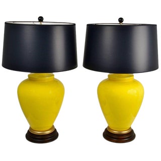 Pair of Large Frederick Cooper Lamps, USA, 1960s For Sale